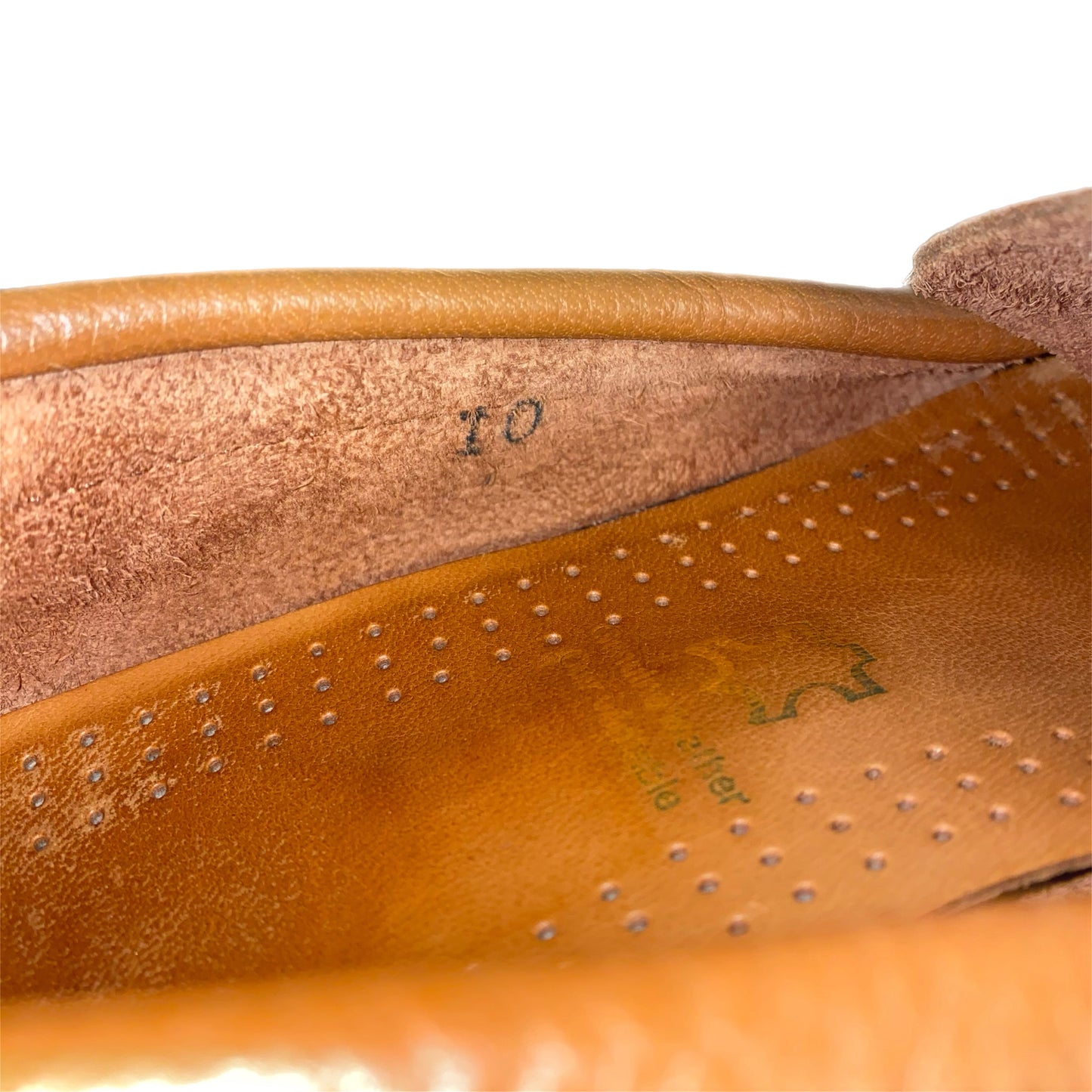 Men's Leather Moccasins Size 10