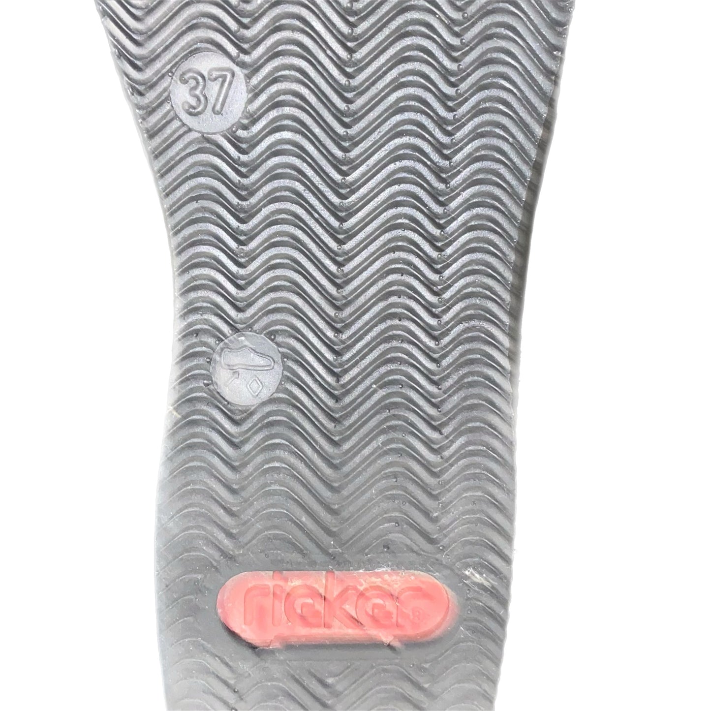 Rieker Women's Slip On Black & Red Size 37/6.5