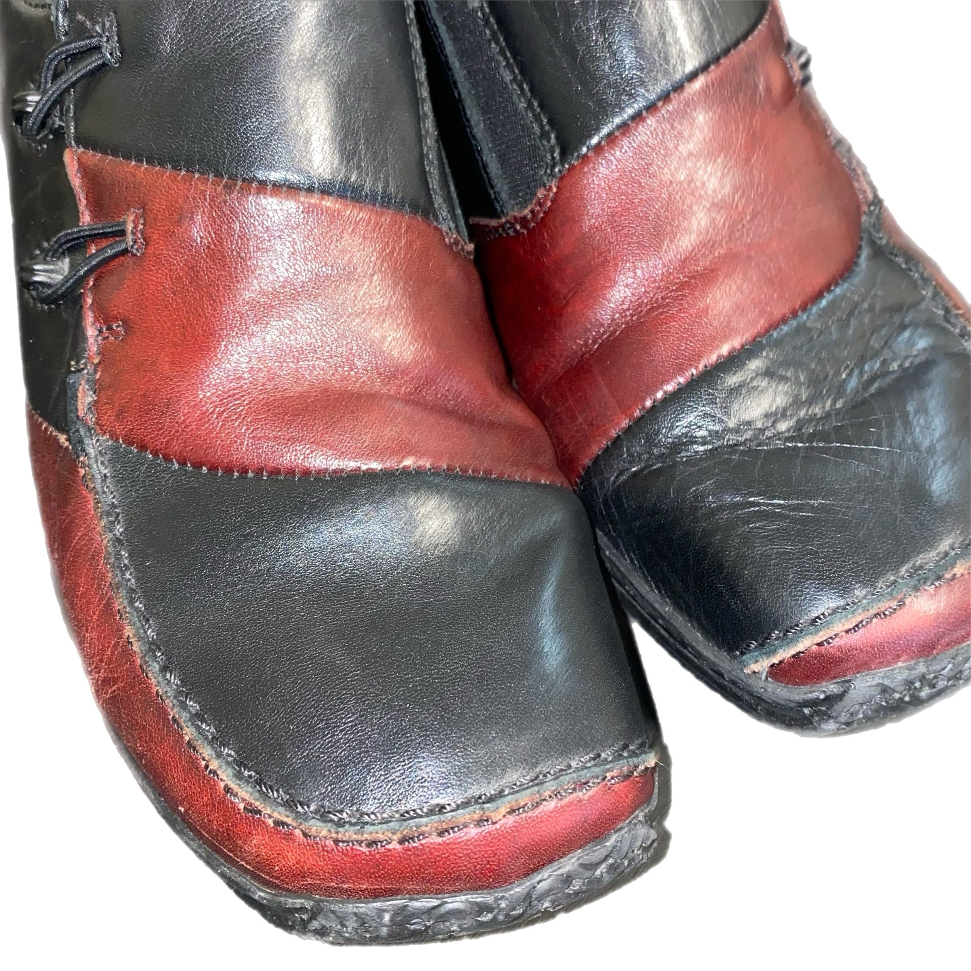 Rieker Women's Slip On Black & Red Size 37/6.5