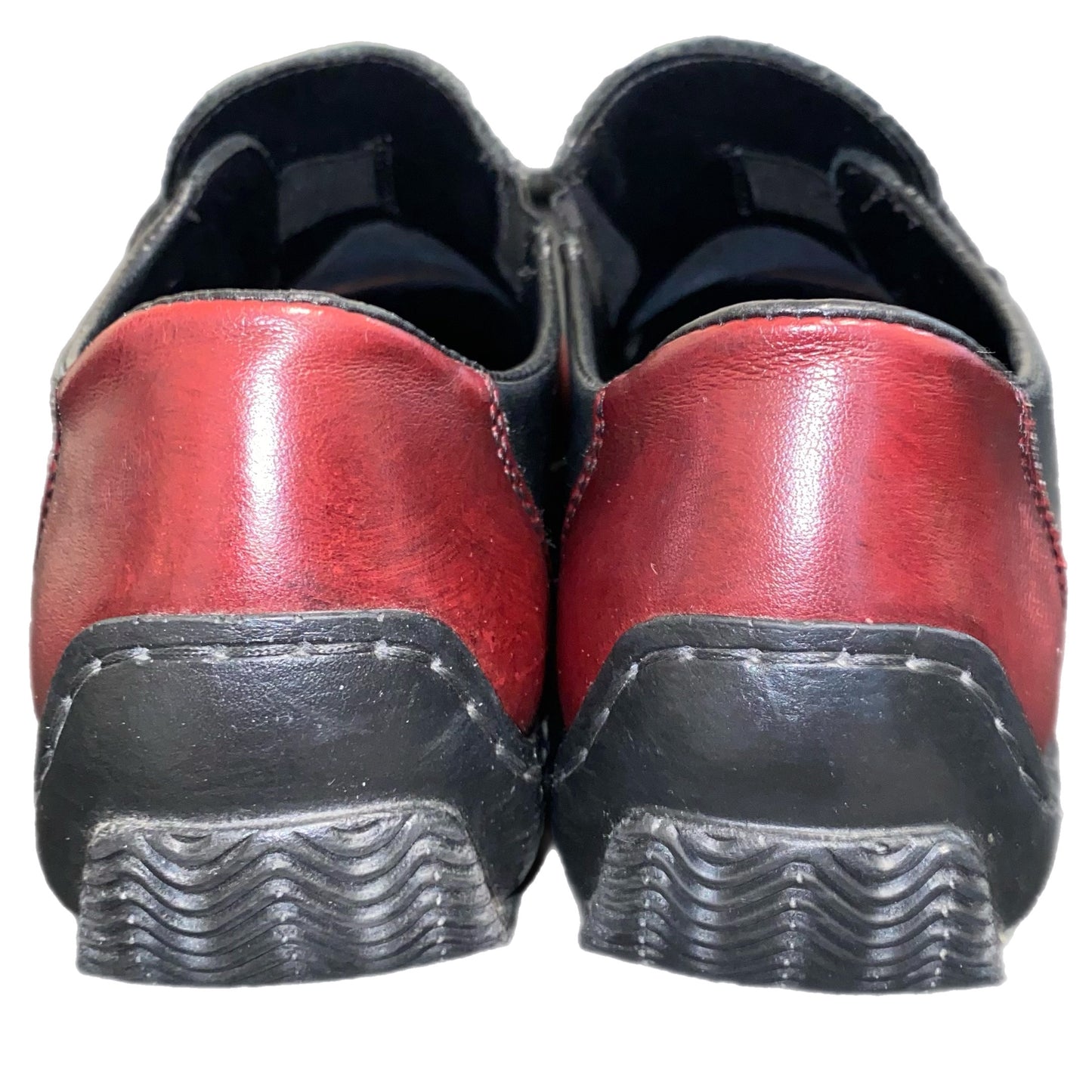 Rieker Women's Slip On Black & Red Size 37/6.5