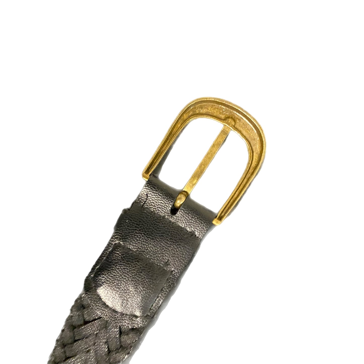 Women's Faux Leather Belt Black 40"