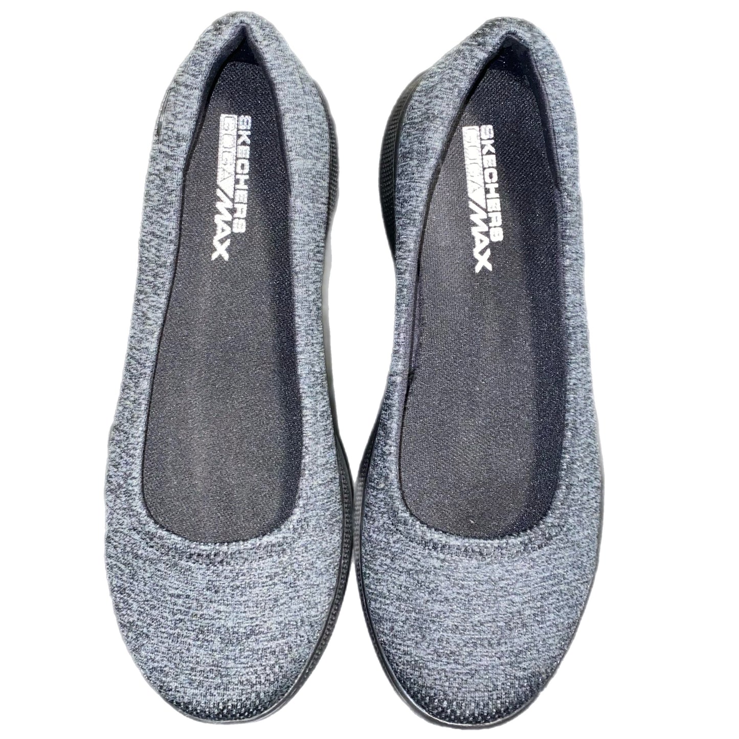 Skechers Women's Goga Max Slip On Flats Grey Size 8