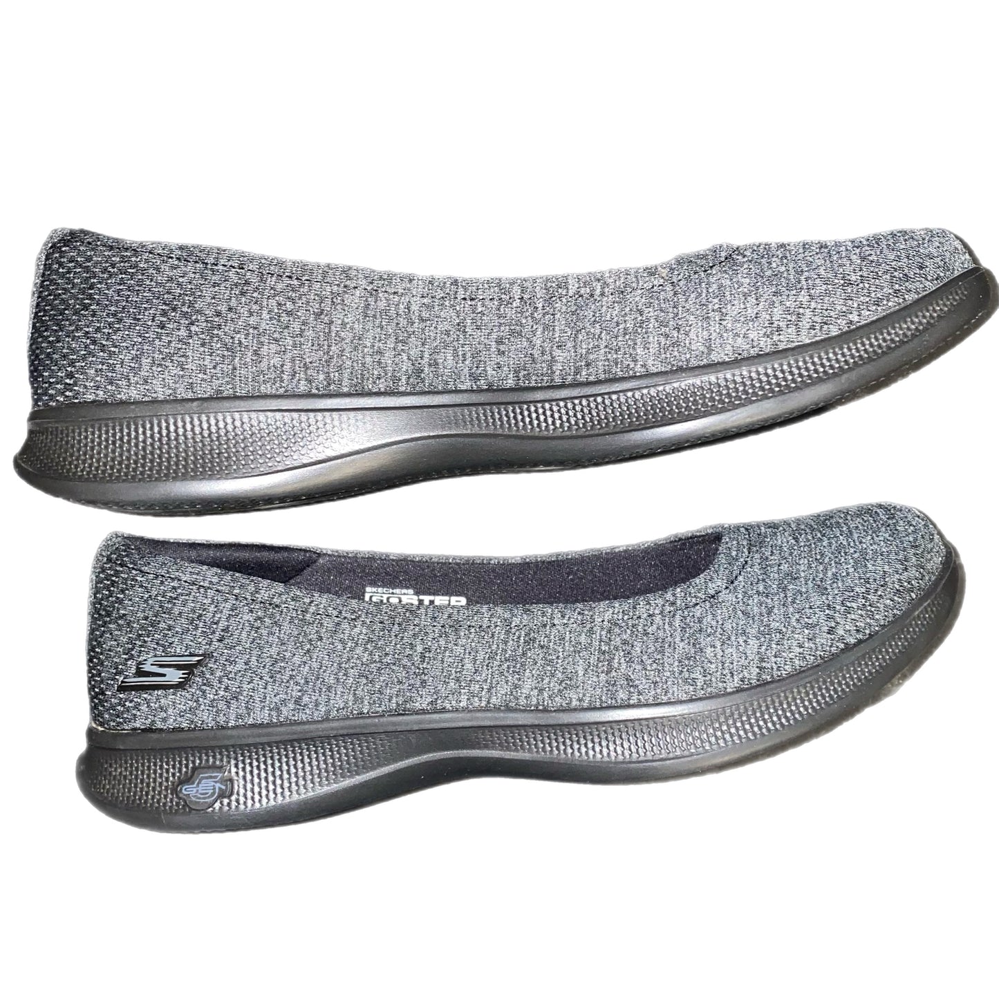 Skechers Women's Goga Max Slip On Flats Grey Size 8