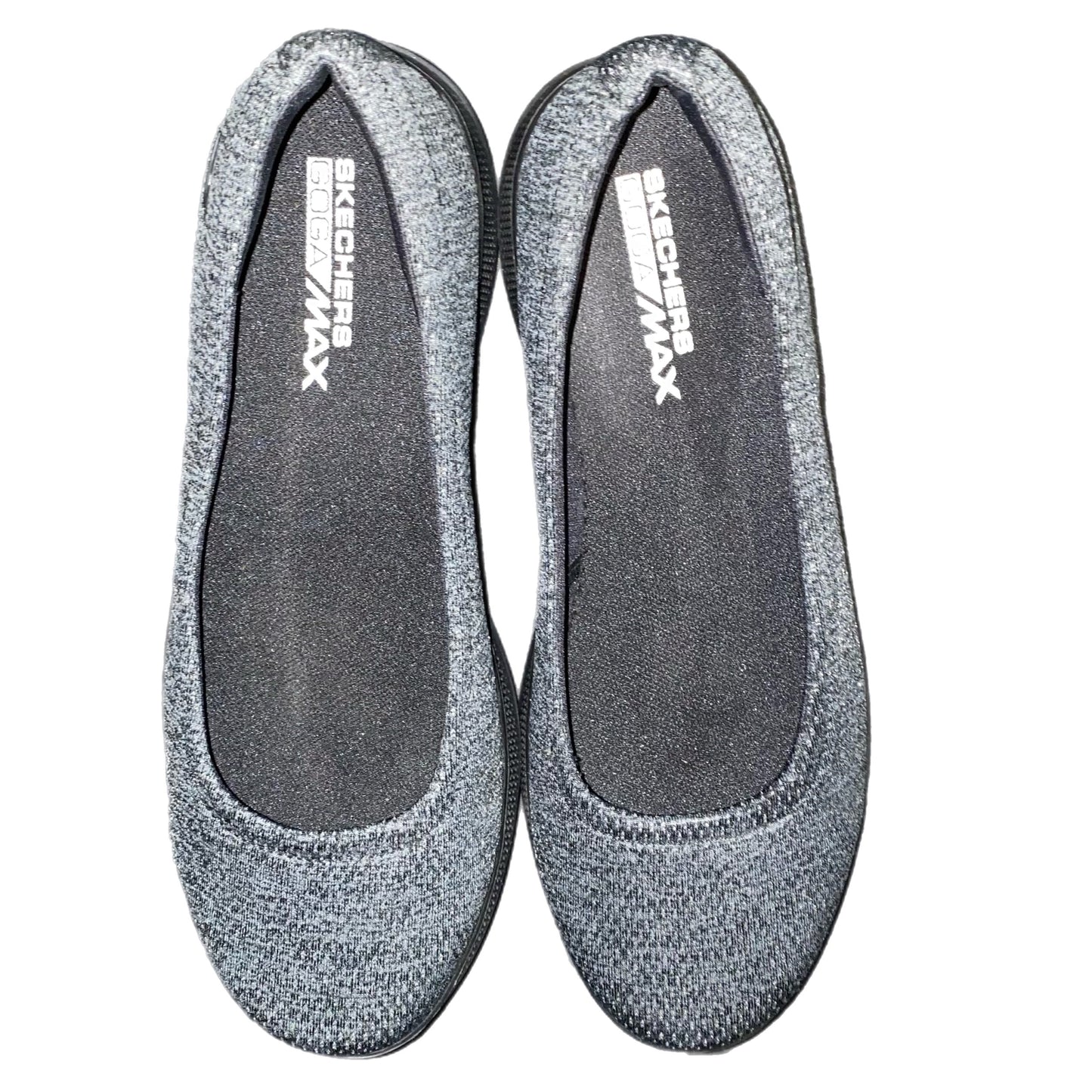 Skechers Women's Goga Max Slip On Flats Grey Size 8