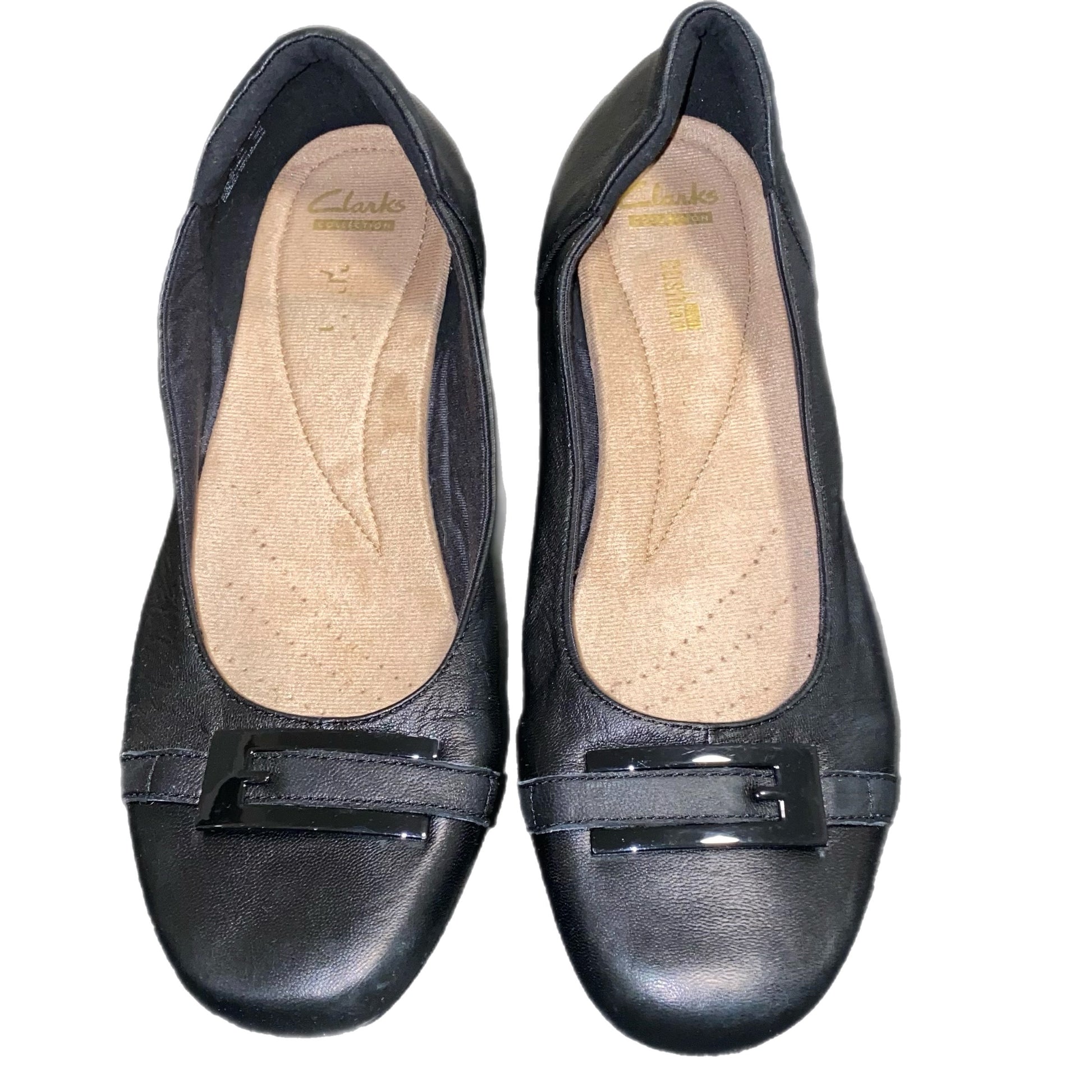 Clarks Women's Ballet Flats Black Size 10