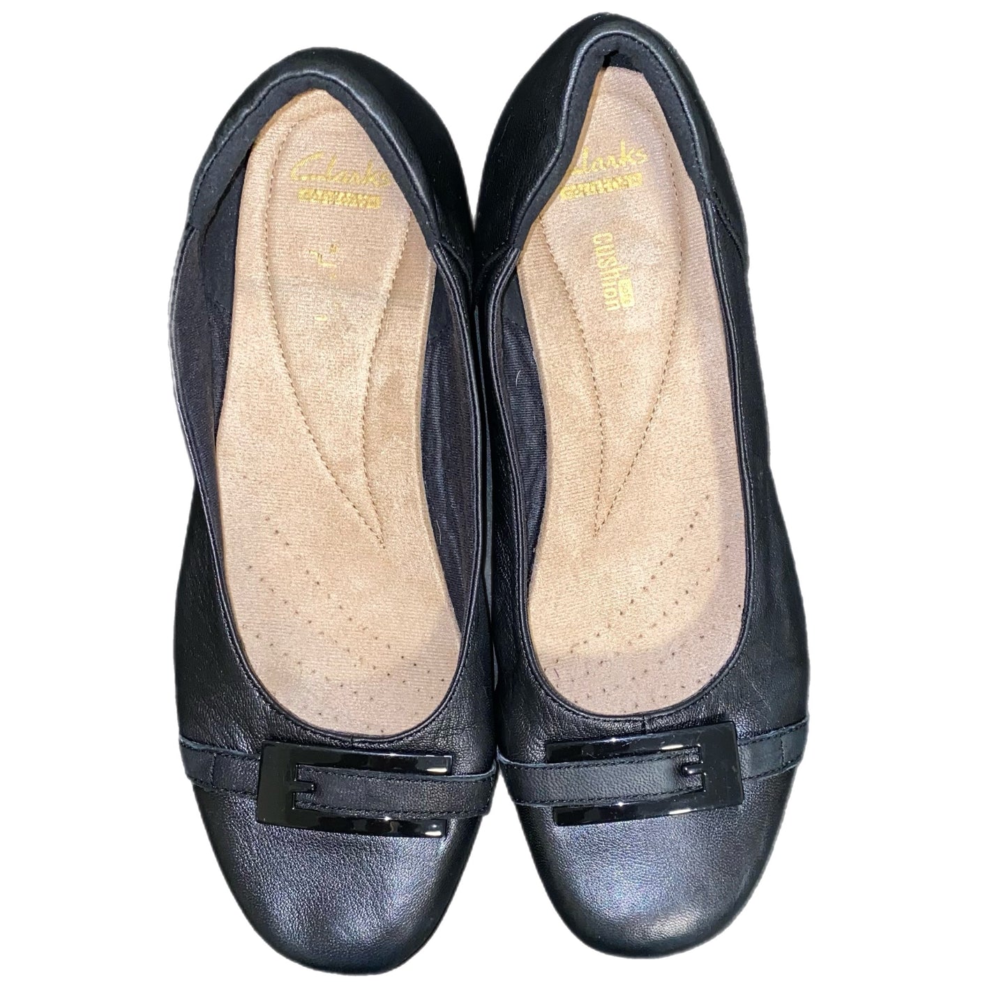Clarks Women's Ballet Flats Black Size 10