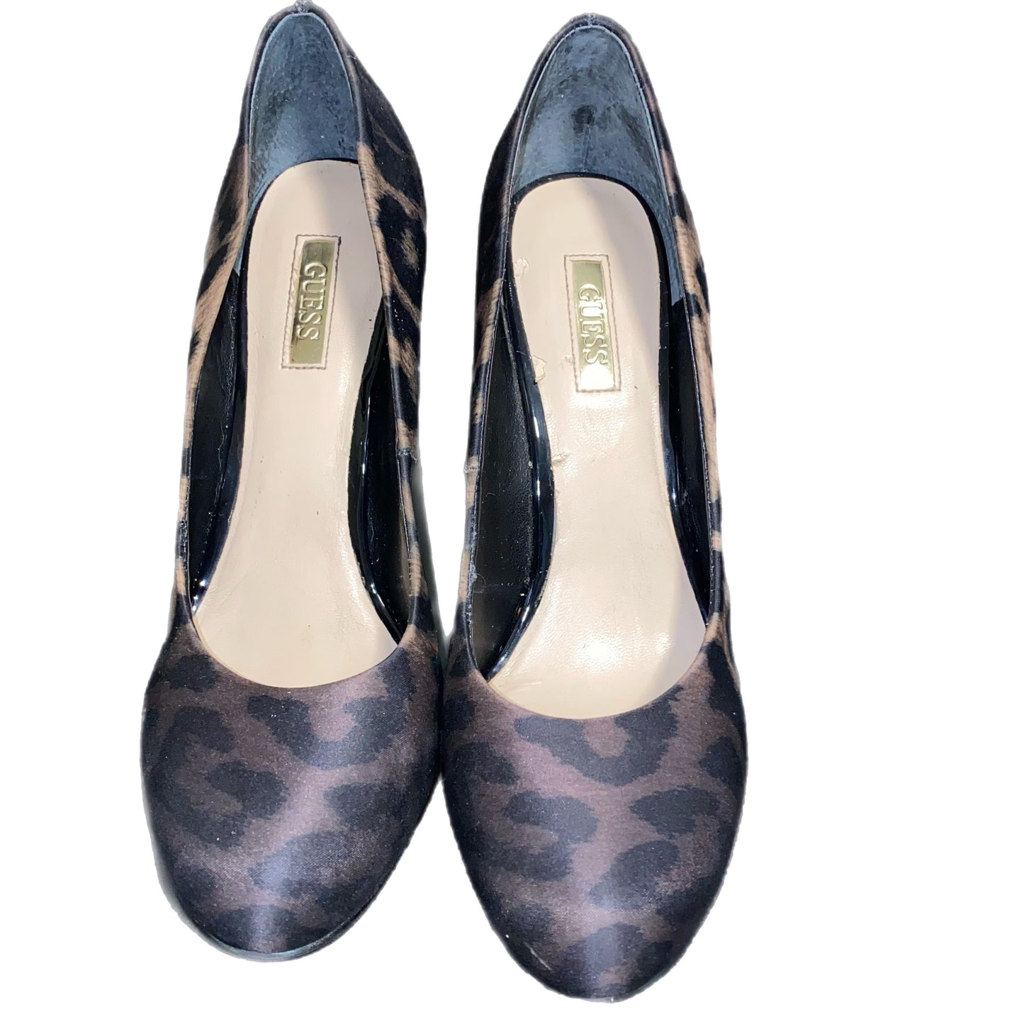 Guess Women's Stiletto Heel Pump Animal Print Size 8