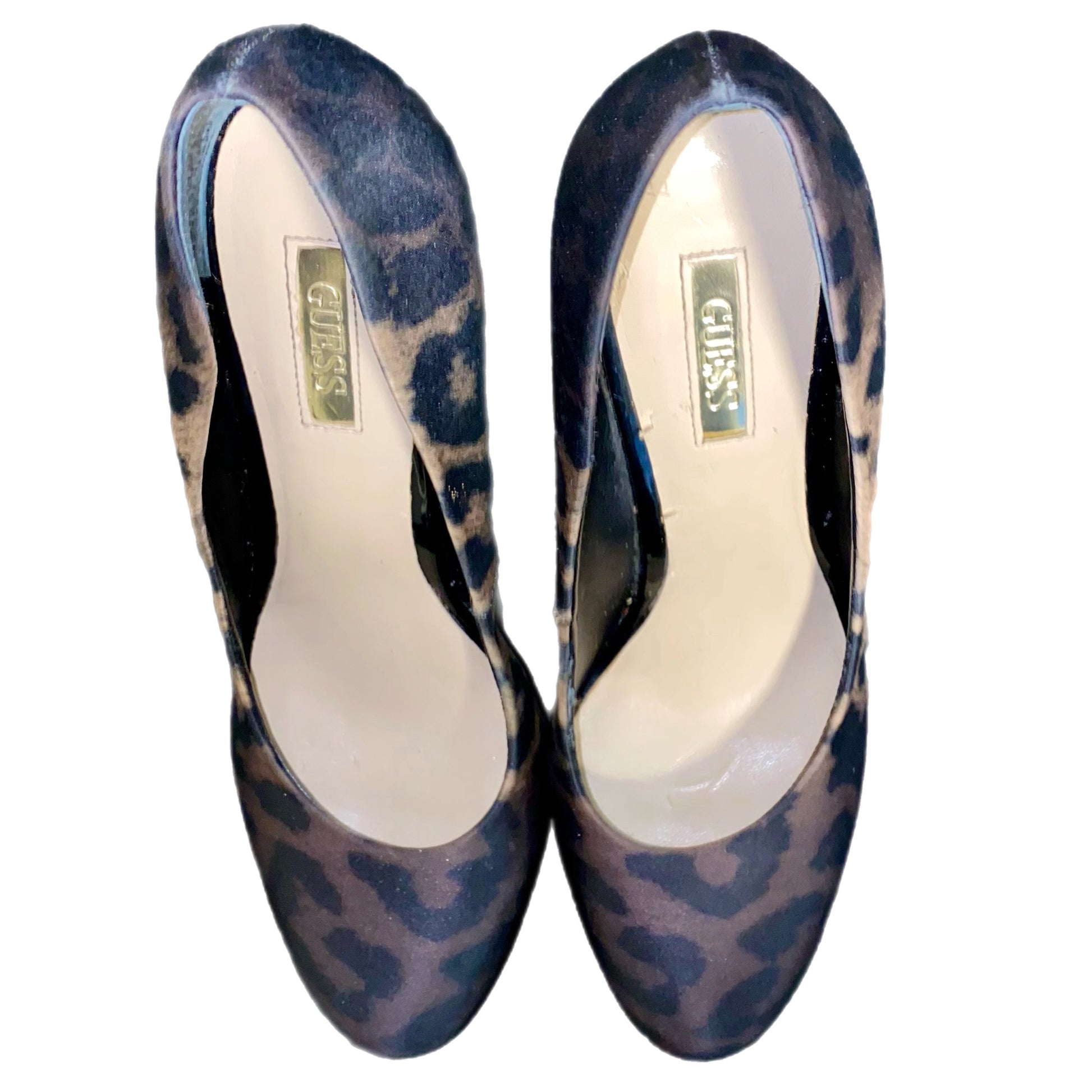 Guess Women's Stiletto Heel Pump Animal Print Size 8