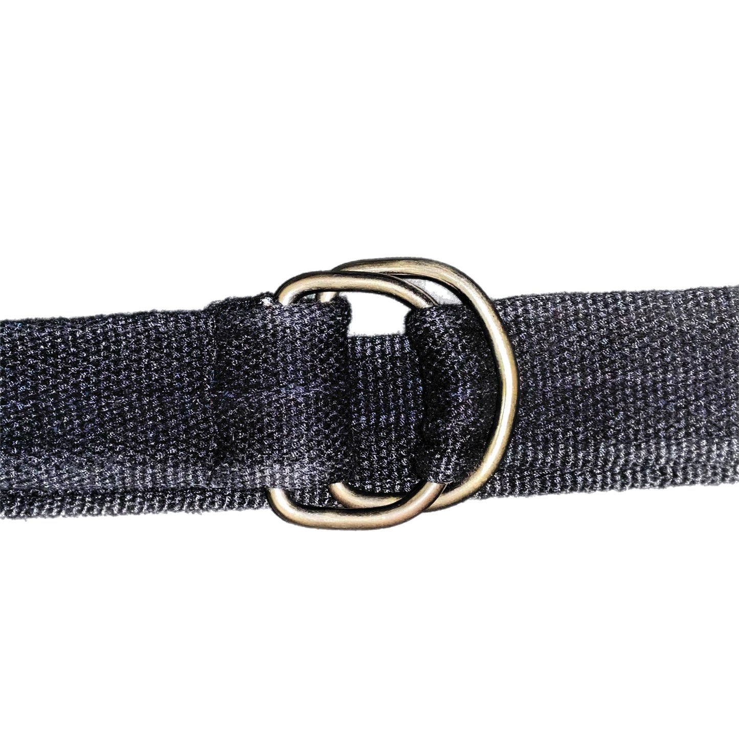 Unisex Cloth Belt Black 46"