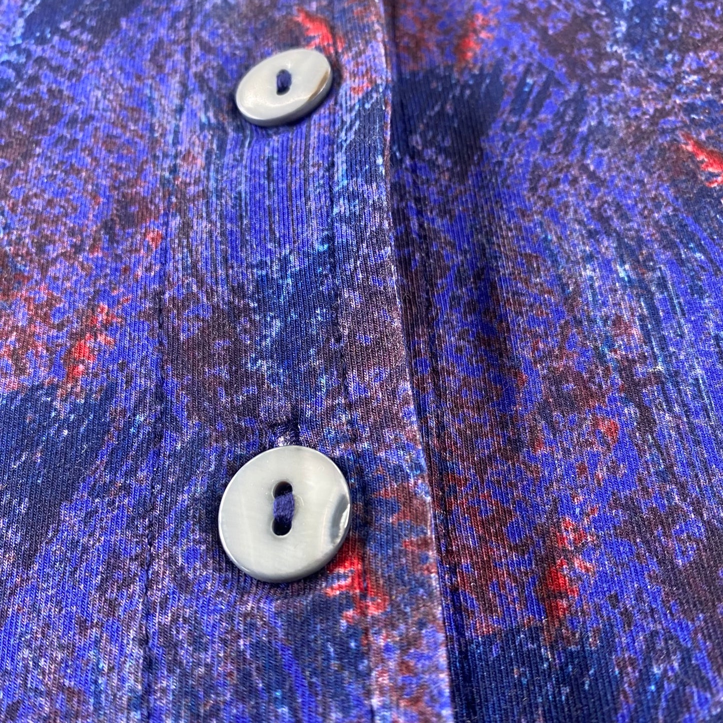 Women's Button-Up Tunic Dress – Bamboo & Organic Cotton – Size Medium (Blue Sky Clothing Co.)button detail