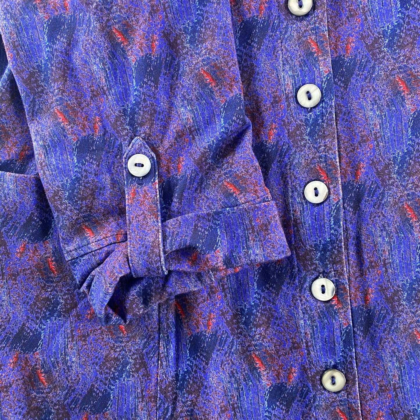 Women's Button-Up Tunic Dress – Bamboo & Organic Cotton – Size Medium (Blue Sky Clothing Co.) sleeve detail