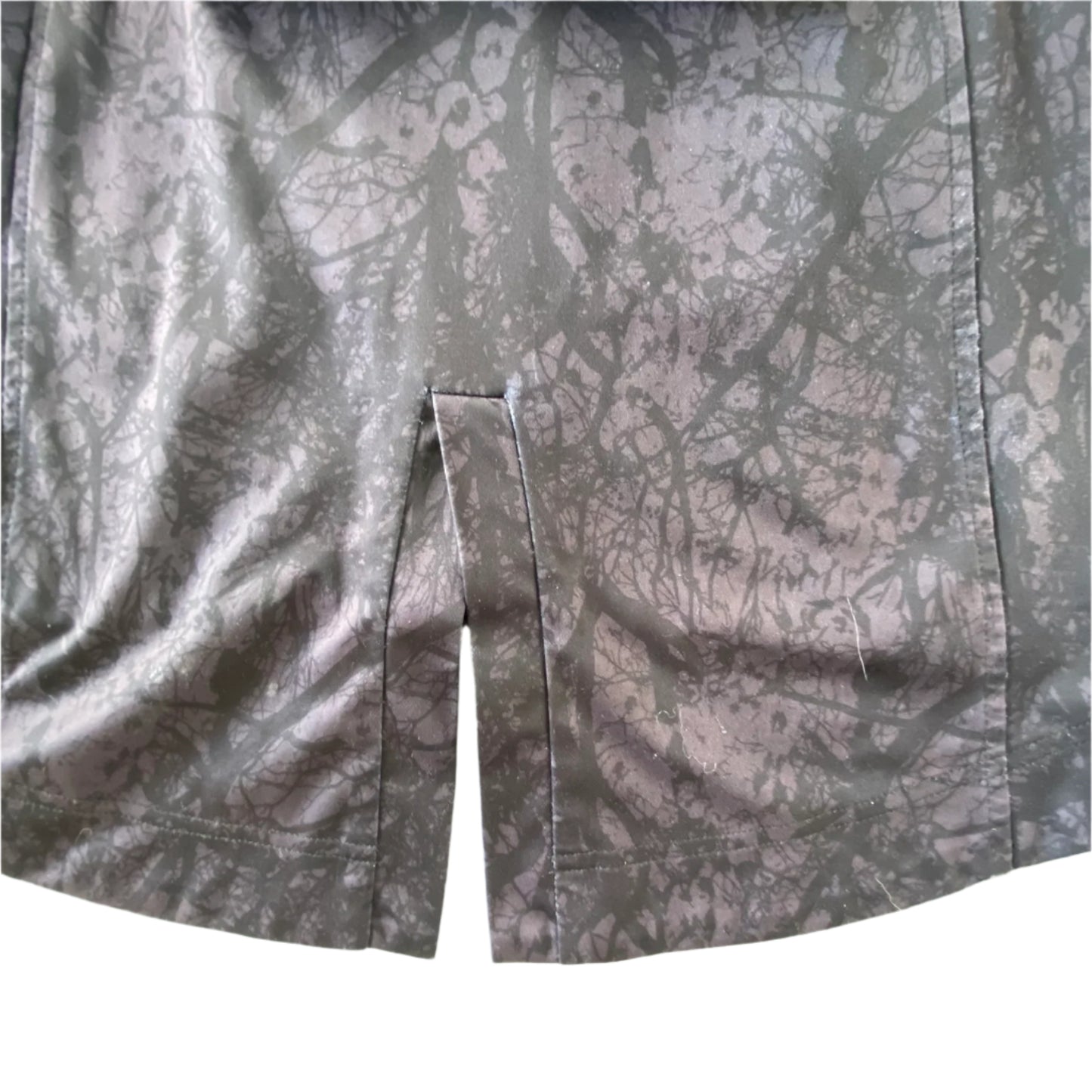 Women’s Hooded Full-Zip Lightweight Windbreaker – Size Small (Mondetta) back slit