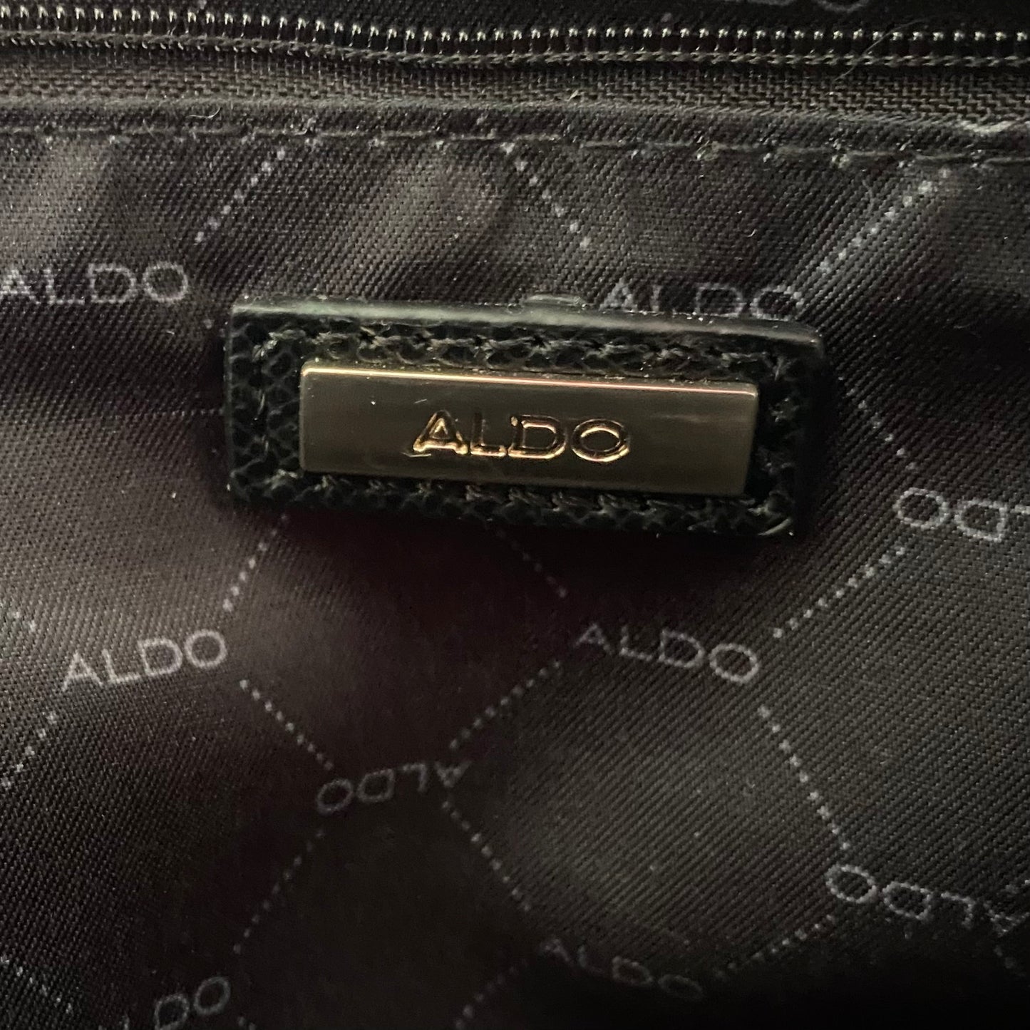Leopard Print Satchel – Structured Dome Bag – Top Handles & Crossbody Strap (Aldo)