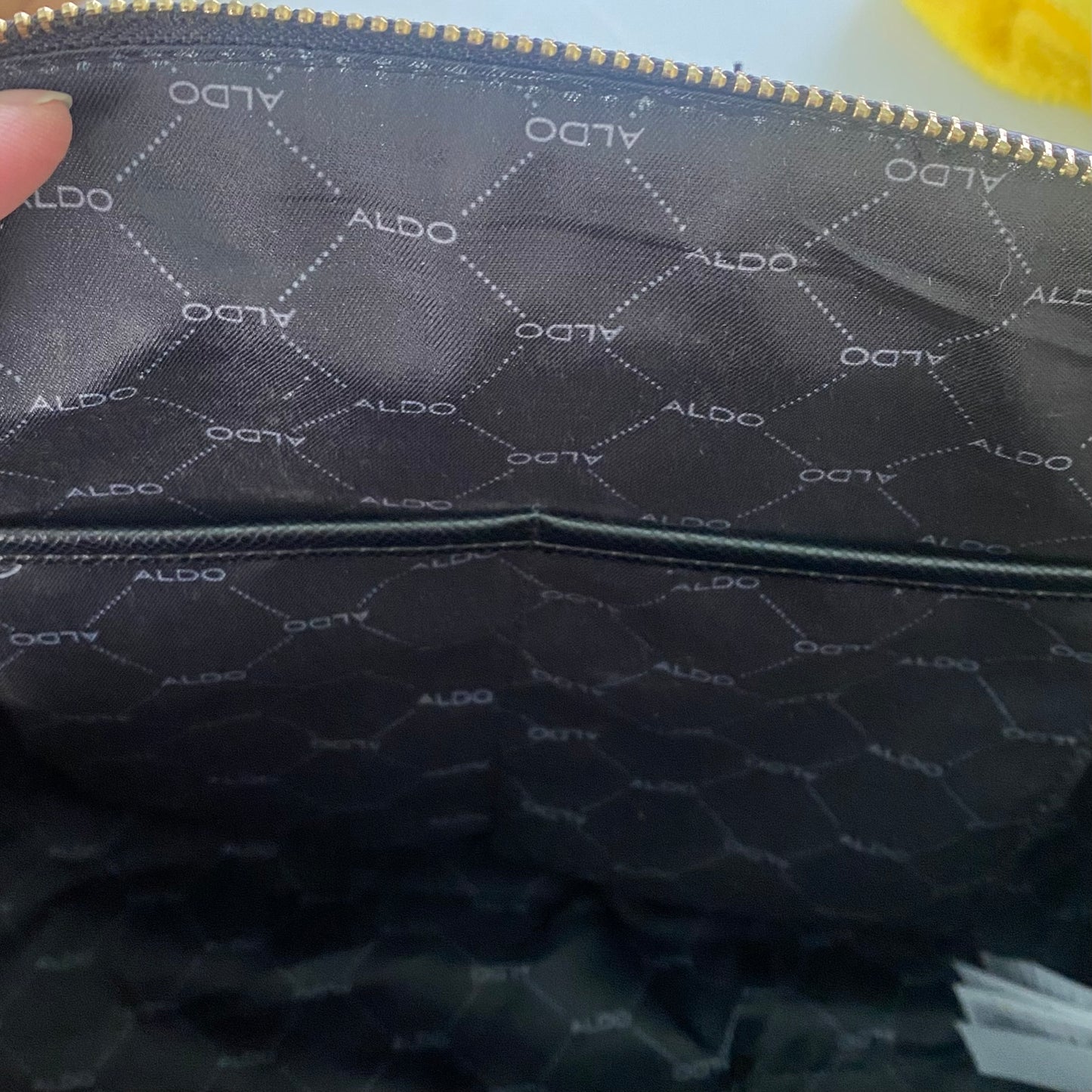 Leopard Print Satchel – Structured Dome Bag – Top Handles & Crossbody Strap (Aldo) interior slip pockets