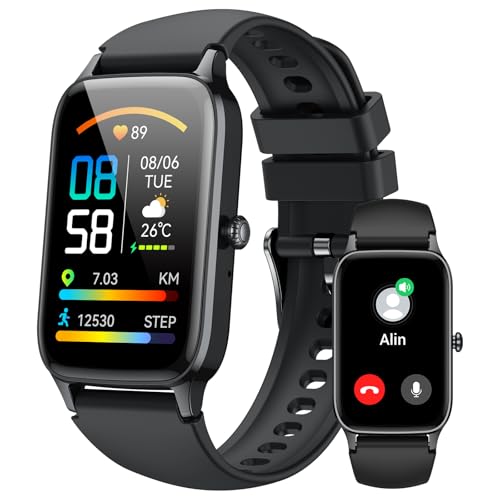 Smart Watch for Men with Bluetooth Call, HD Touch Screen for Android iOS