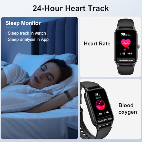 Smart Watch for Men with Bluetooth Call, HD Touch Screen for Android iOS