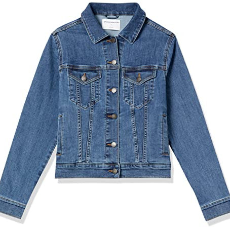Classic Denim Jacket – Stretch Cotton – Medium Wash (Amazon Essentials)