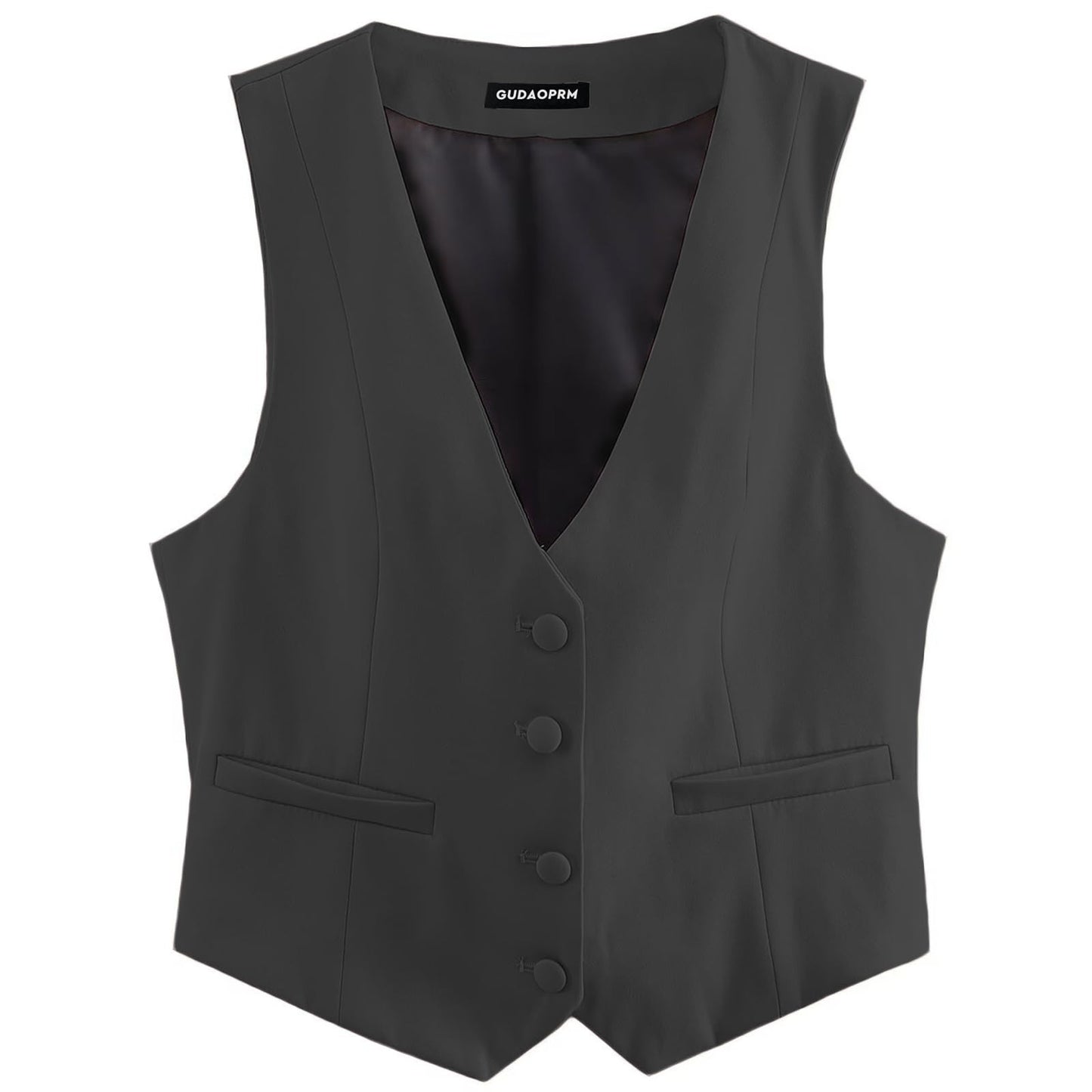 Gudaoprm Women's Vest Black