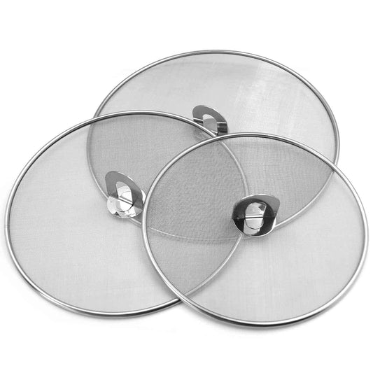 Splatter Screen for Cooking Set of 3 (10", 11.5", 13")
