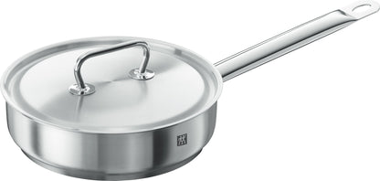ZWILLING Twin Classic 12-Piece Stainless Steel Cookware Set – All Cooktops – Dripless Rims + Integrated Measuring Scale deep pan
