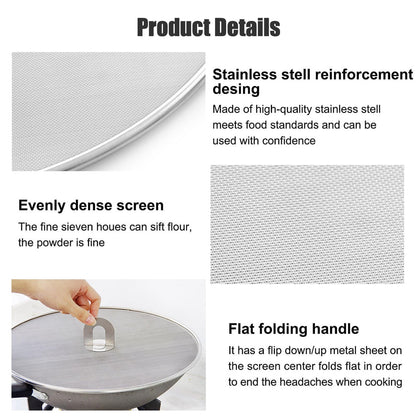 Splatter Screen for Cooking Set of 3 (10", 11.5", 13")