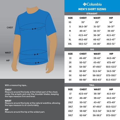Columbia Men’s PFG Bahama™ II Short Sleeve Button-Up Shirt – UV Protection & Breathable