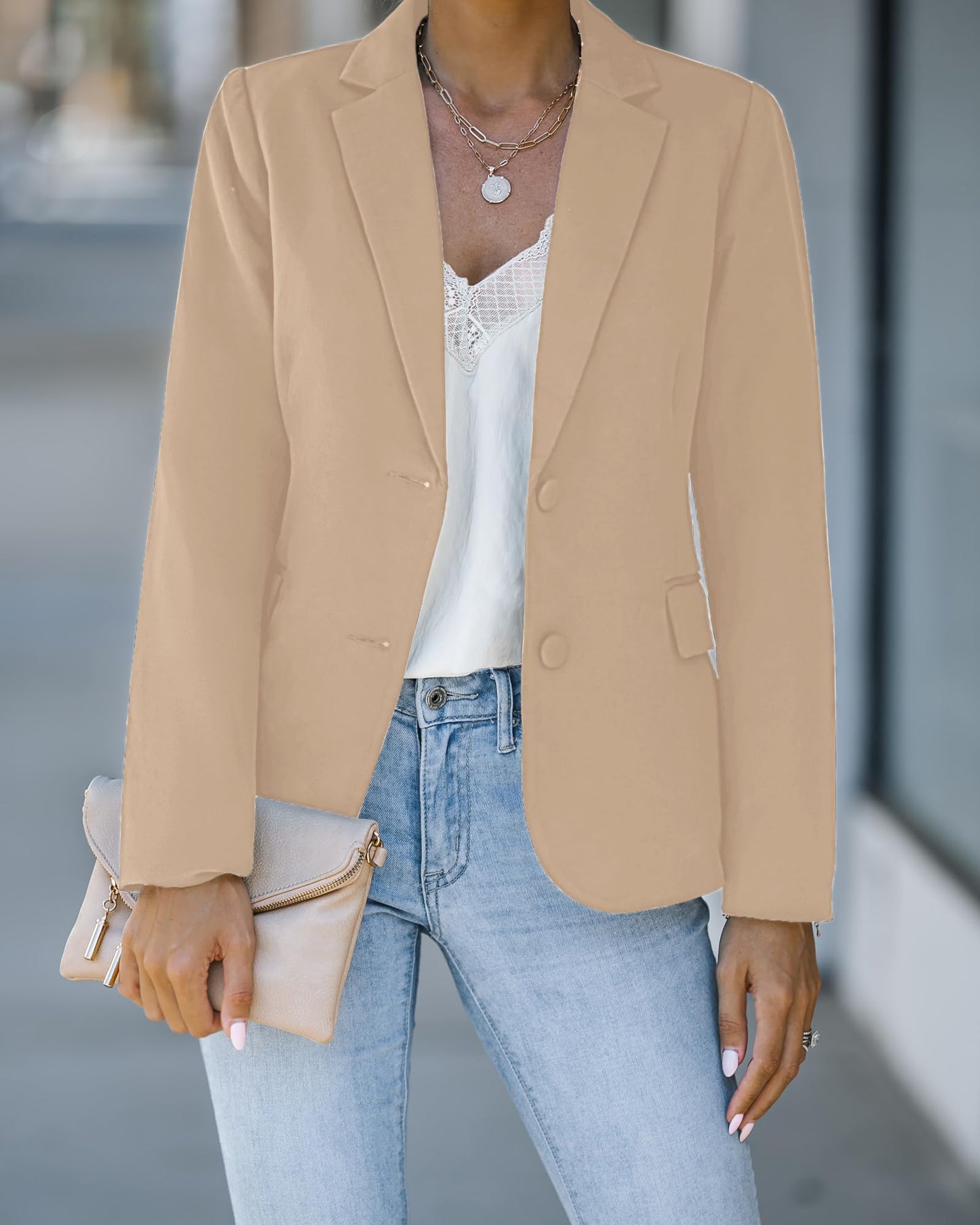 Lookbook Women's Blazer Beige