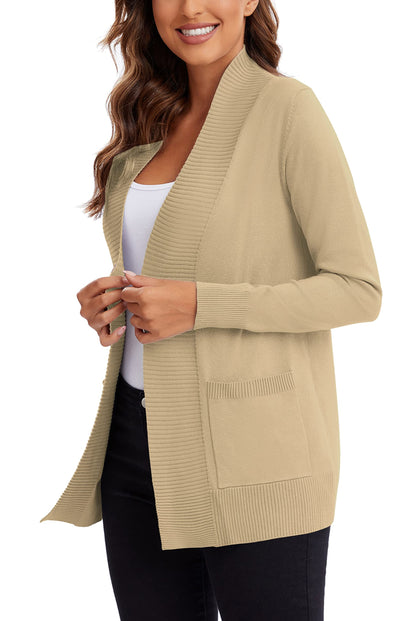 Open-Front Cardigan – Lightweight Knit (Urban CoCo)