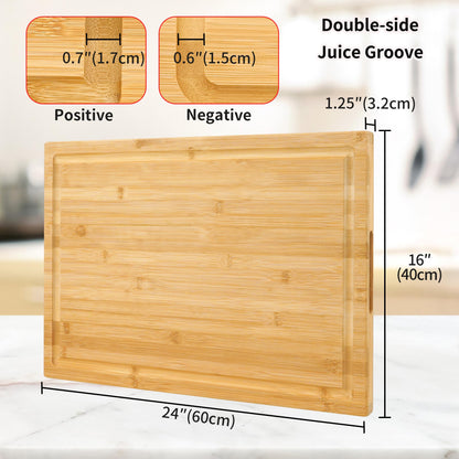 Utoplike Extra Large Cutting Board 24'' x 16''