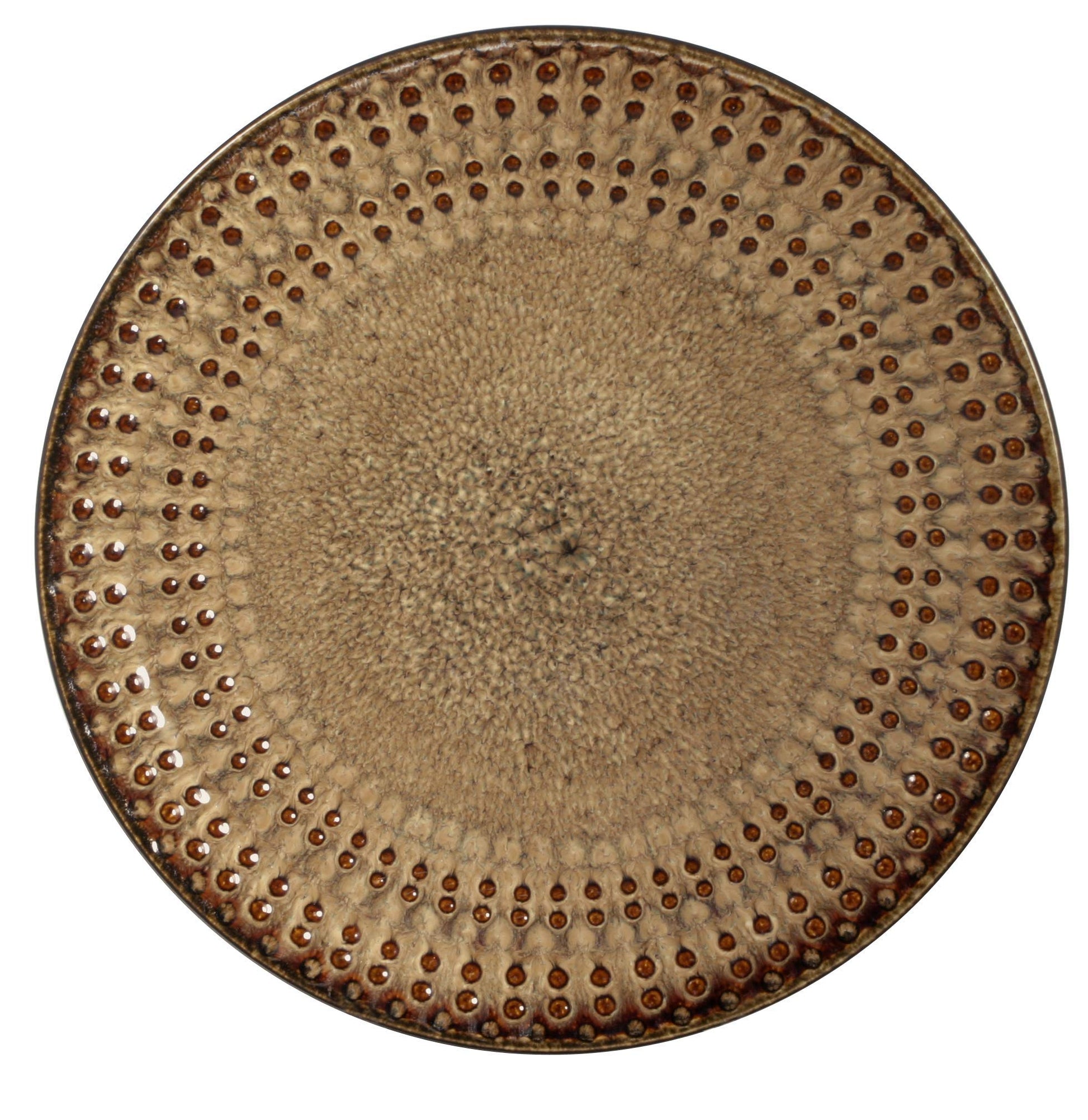 Pfaltzgraff Cambria 16-Piece Stoneware Dinnerware Set – Service for 4 – Dark Brown plate