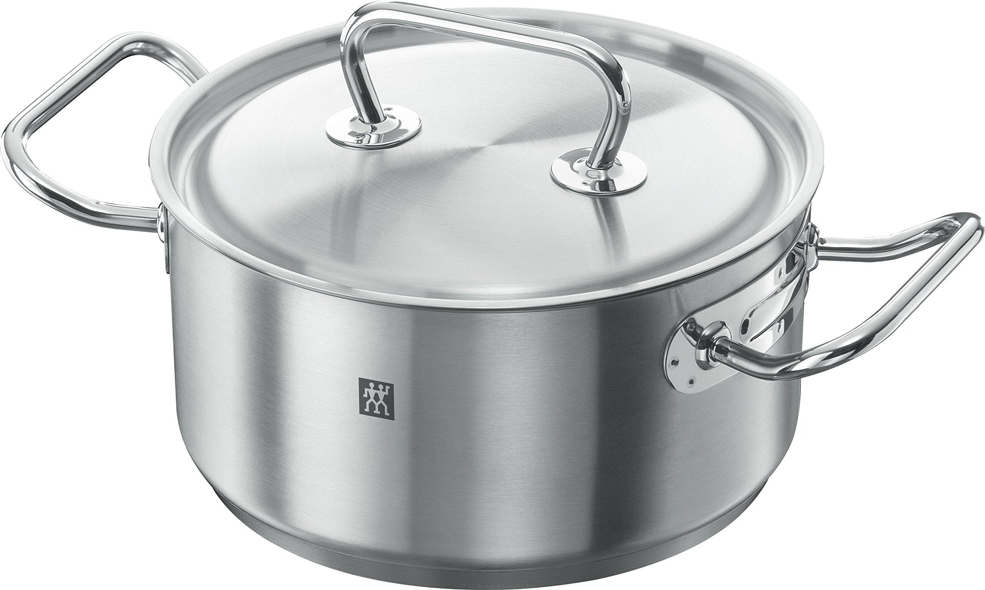 ZWILLING Twin Classic 12-Piece Stainless Steel Cookware Set – All Cooktops – Dripless Rims + Integrated Measuring Scale large pot