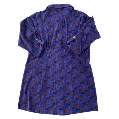 Women's Button-Up Tunic Dress – Bamboo & Organic Cotton – Size Medium (Blue Sky Clothing Co.)back view