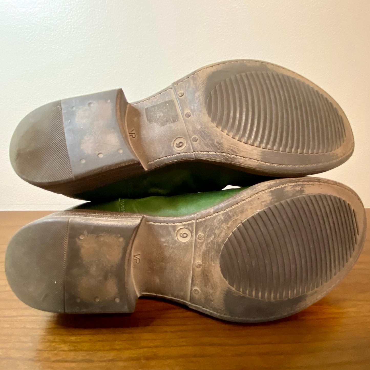 Miz Mooz Seasonal Leather Upper Lissie Boot Green Size 9