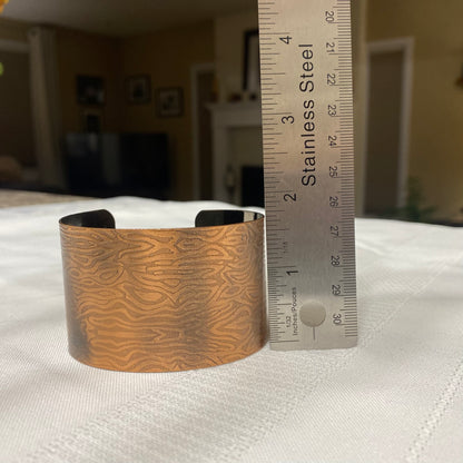Copper Tone Fashion Bangle Bracelet