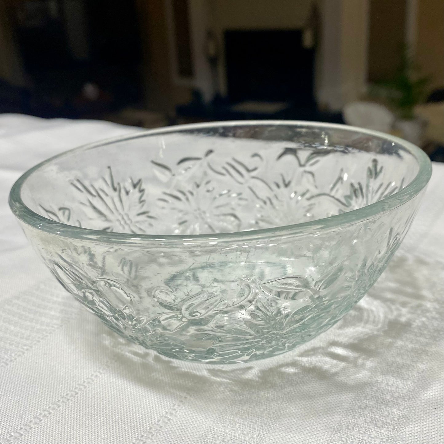Princess House "Fantasia" 2 Piece Platter Set With Dip Bowl