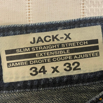 Buffalo Men's Slim Fit Straight Leg Stretch Jeans Size 34x32