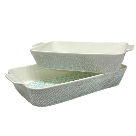 Signature Housewares 2 pc Bakeware Casserole Set