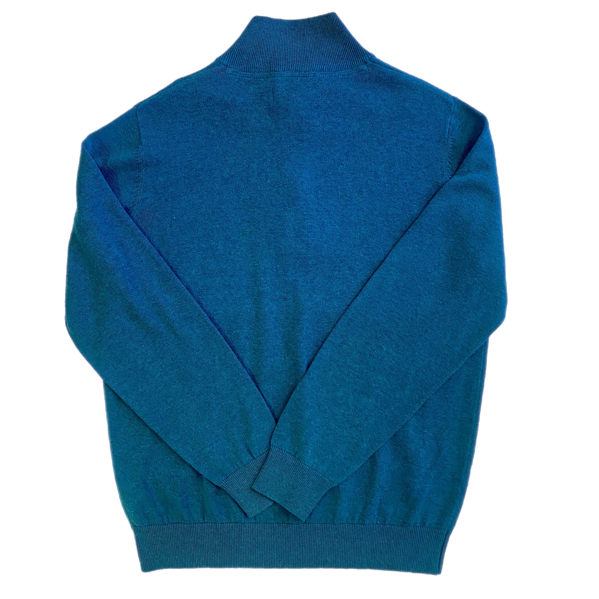 US Polo Assn Men's Quarter Zip Sweater Turquoise Size Med