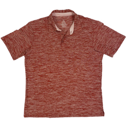Men's Quick Dry Short Sleeve Golf Polo Shirt Red Size Large