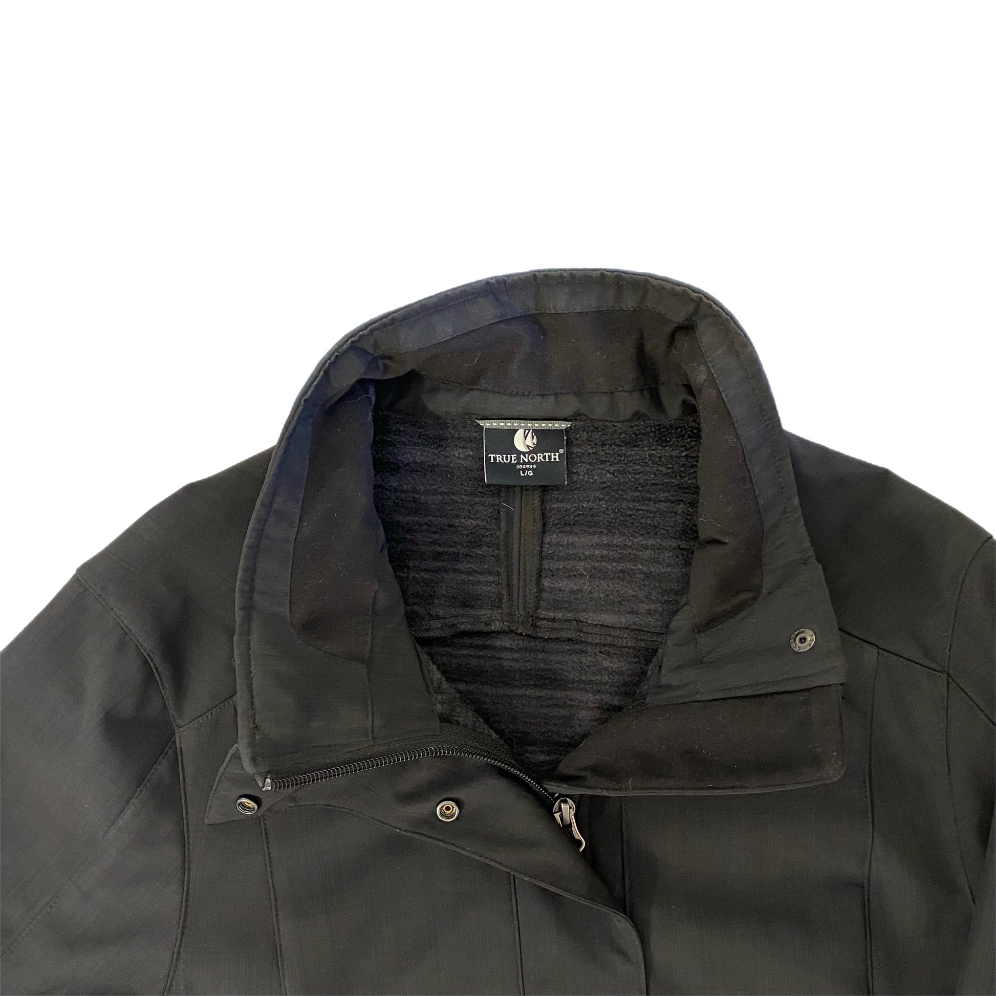 True North Women's Lined Spring Jacket Black Size Large