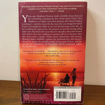Between Sisters by Kristin Hannah