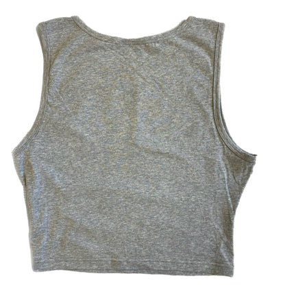 Headrush Women's Sleeveless T-Shirt – Grey & Pink, Size XL back view