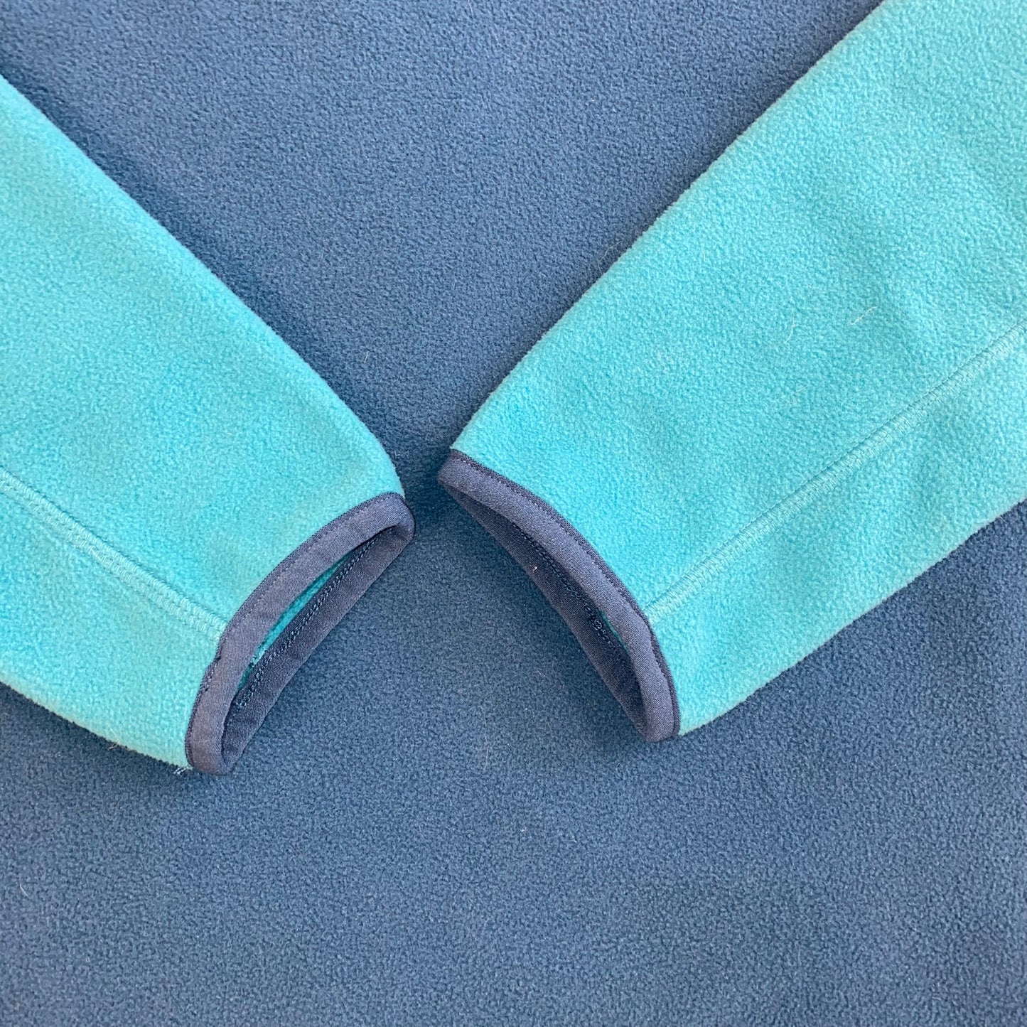 Bula Women's Fleece Quarter Zip Fleece Pullover Blue and Turquoise Size Med