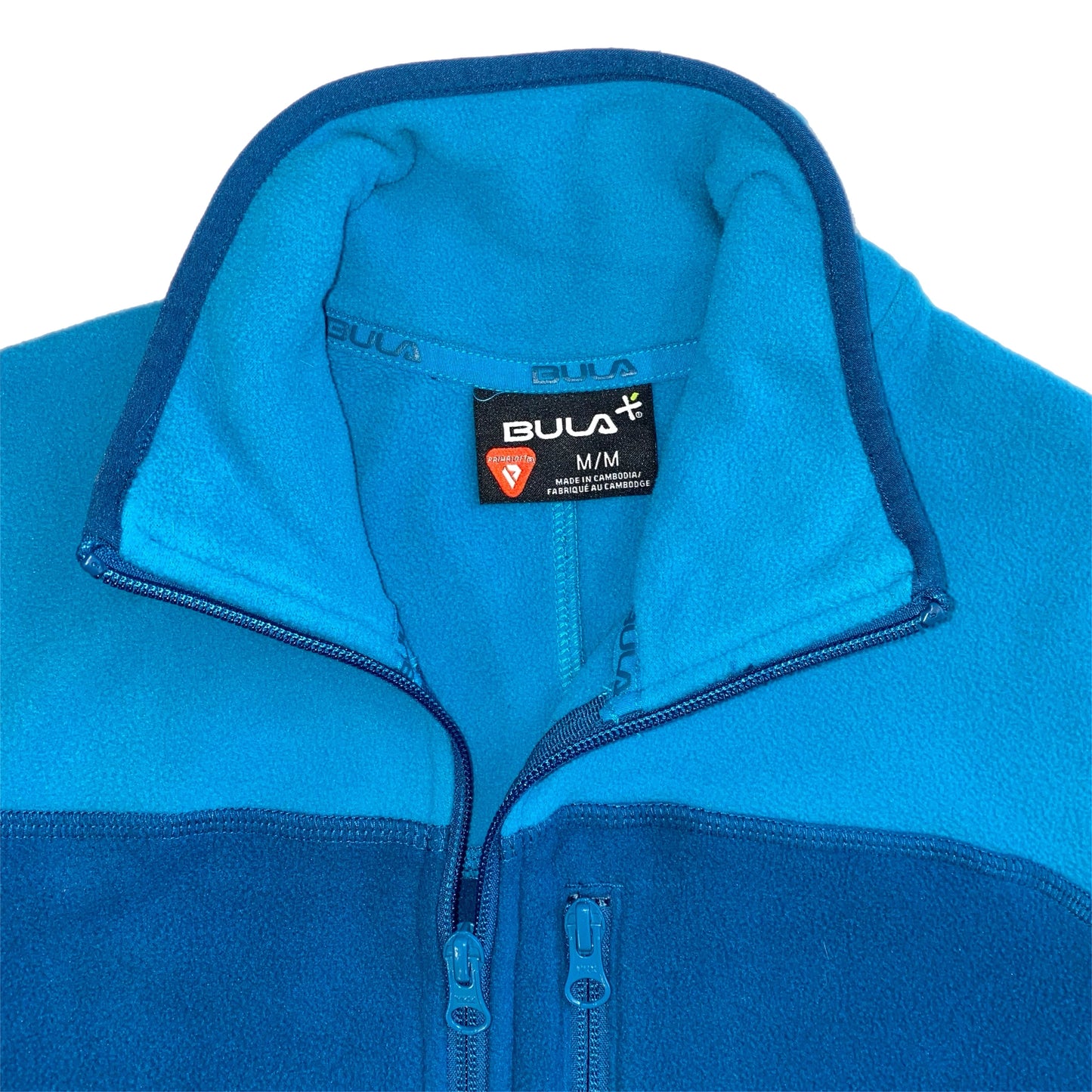 Bula Women's Fleece Quarter Zip Fleece Pullover Blue and Turquoise Size Med