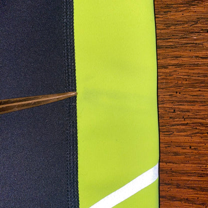 New Balance Women's Tights Black with Yellow Stripe Size Large