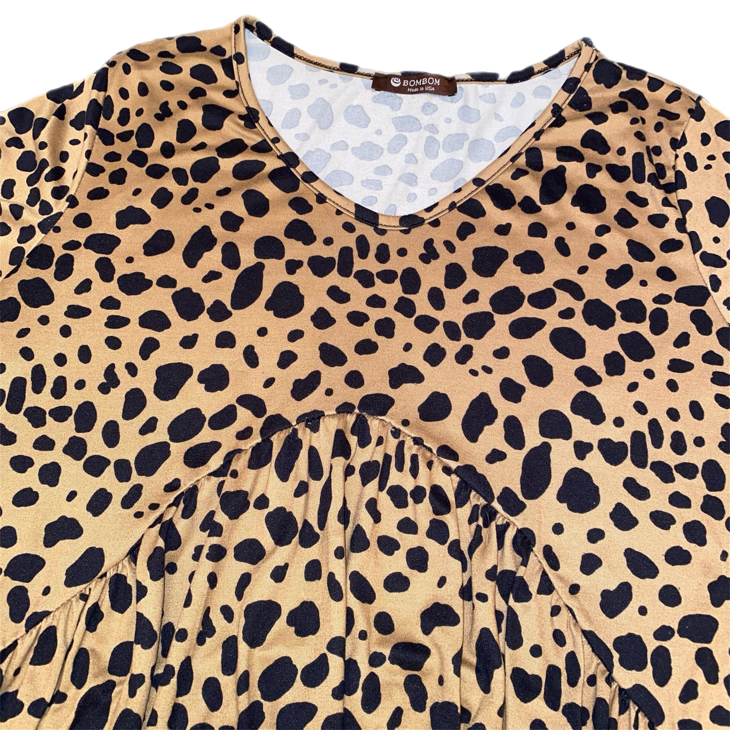 Bombom Women's Dress Animal Print Size Large