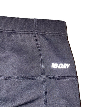 New Balance Women's Tights Black with Yellow Stripe Size Large
