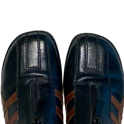 Naturalizer Women's Zip Front Slip-On Black Tan Size 5