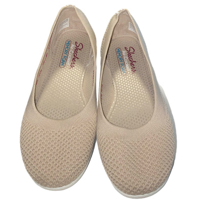 Skechers Air Cooled Memory Foam Women's Sneaker Slip-On Flats Tan Size 9.5
