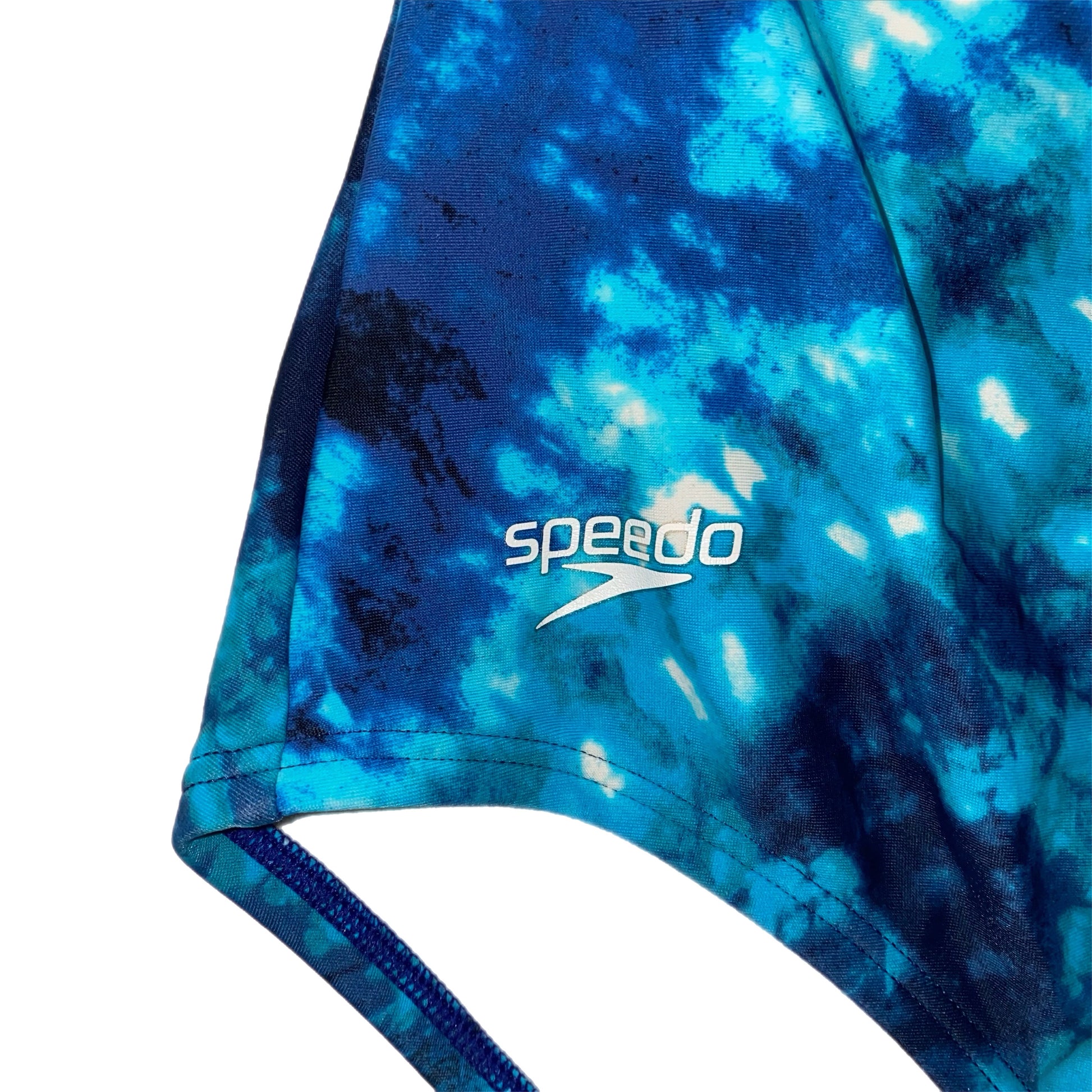 Speedo Women's 1 Piece Swimsuit Black Blue & Teal Size 8